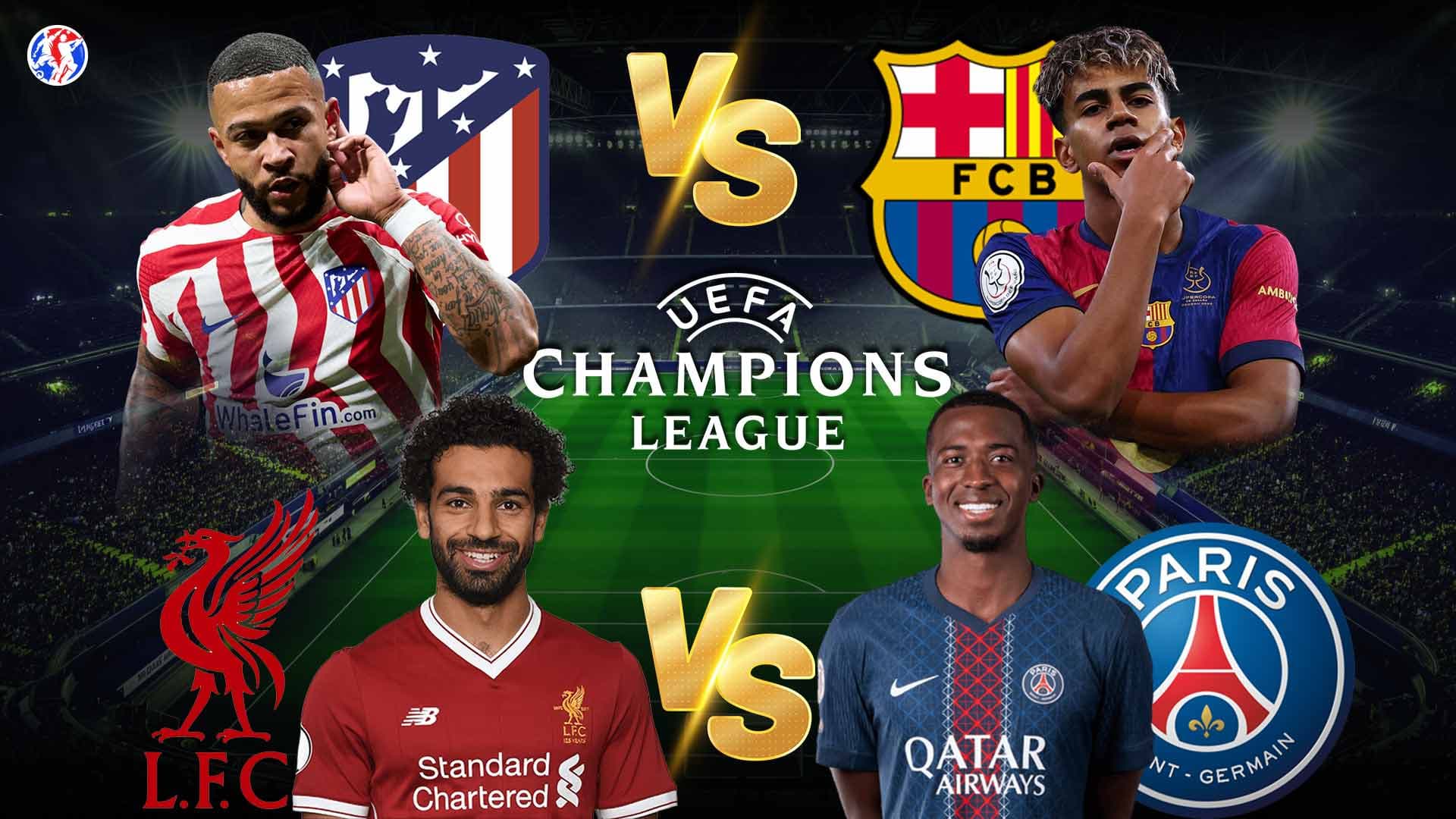 Atletico Madrid vs Barcelona, Liverpool vs PSG : When And Where To Watch UCL Quarterfinals Live