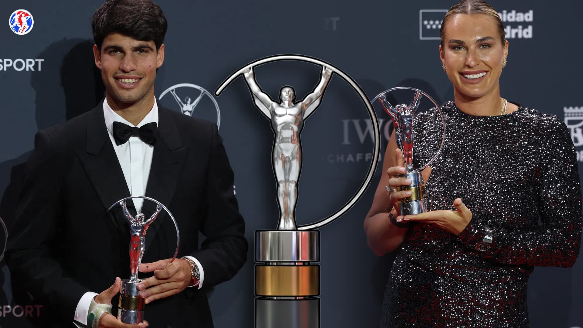 Carlos Alcaraz and Aryna Sabalenka crowned World’s best at Laureus Awards 2026